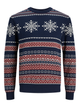 Ladda upp bild till gallerivisning, JORSNOWBALL Pullover - Navy Blazer