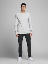 Ladda upp bild till gallerivisning, JJEHILL Pullover - light grey melange