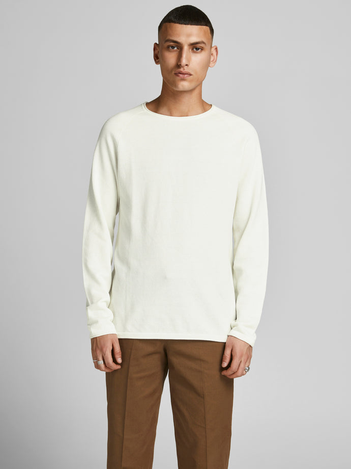 JJEHILL Pullover - Cloud Dancer